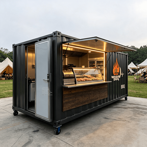 Lemonade Food Truck Shipping Container Shipping Container Food Trailer Container <b>Bar</b> Restaurant - Product Image 5