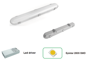 AC 200-240V Bewegungs sensor 20W 30W 40W 50W 60W LED dreifache Lampe Not funktion Wasserdichte Decken leuchten - Product Image 5