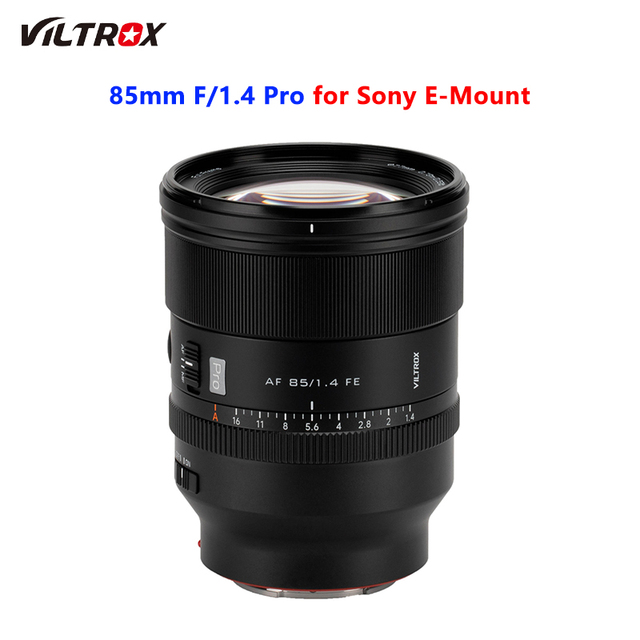 VILTROX 85mm F1.4 Pro Lens Auto Focus Large Aperture Full Frame Mirrorless Camera Lenses for Sony E Mount A7 A7R A7RII ZVE1 A9