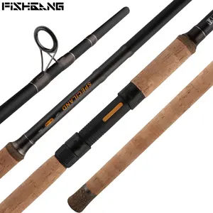 Рыболовная удочка FISHGANG OEM, 3 секции, оптовая продажа, удочка для серфинга 3,6 м, 3,9 м, Удочка с тремя наконечниками