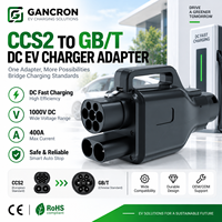 Adaptateur de prise murale pour chargeur de VE Type 2 vers GBT avec arrêt automatique AC pour véhicules électriques et maison