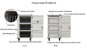 Carrinho de carregamento profissional personalizado para Laptop <span class=keywords><strong>Usb</strong></span>-c Estação De Carregamento - Product Image 2
