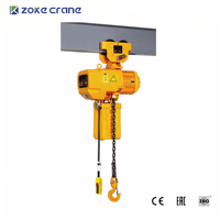 Promotion : Palans électriques à chaîne de 10 tonnes, 380V, chaîne de charge en alliage G80 avec chariot électrique pour la manutention et le levage de matériaux en entrepôt