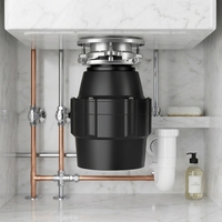 Pengolah Sampah Dapur Chenkai Electrical CK-BLE-550 Bahan Stainless Steel untuk Wastafel Rumah Tangga dengan Motor BLDC Kontinu 0.75HP 3500 RPM