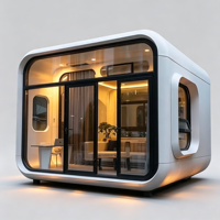 Cabane préfabriquée de luxe Apple Cabin Pod, mini-cabane Apple pour vignoble, hôtel de vacances, capsule d'hébergement