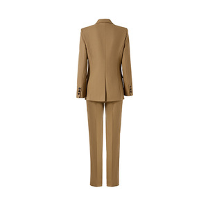 Hochwertiger Anti-Falten-Velours-<span class=keywords><strong>Blazer</strong></span>-Anzug für Damen, Herbst 2026 Neuerscheinung, Wollmischung, Doppelreihig, Gerade Geschnittenes Damen-Anzug-<span class=keywords><strong>Set</strong></span> - Product Image 6
