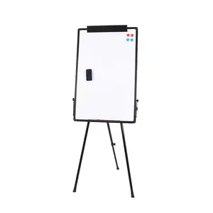 Stativ angepasste Höhe Magnetic Dry Erase Schreiben Zeichnung Whiteboard Flip chart mit Ständer