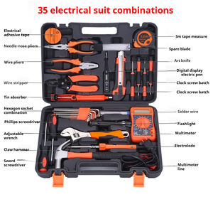 مجموعة أدوات كهربائية متعددة الوظائف مكونة من 35 قطعة منزلية وكهربائي احترافي صيانة المنزل - Product Image 3