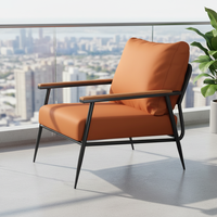Chaise de salle à manger individuelle moderne en cuir de haute qualité pour la maison, le bureau et le salon – Écologique et durable