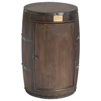 Mayco — tambour en bois moderne, en forme de tonneau, support pour bouteilles de vin, Table, jardin,
