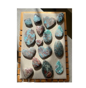 Prix de gros Cabochons bleus naturels Accessoires Pierres précieuses Fournitures pour la fabrication de bijoux - Product Image 1