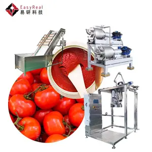 Lini Produksi Tanaman Pengolahan Konsentrat Tomat Skala Besar Mini Otomatis untuk Membuat Pasta Tomat