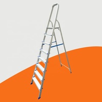 Plate-forme d'entrepôt pliante en aluminium léger pour escaliers domestiques 3/4/5/6/7 échelle escada aluminio