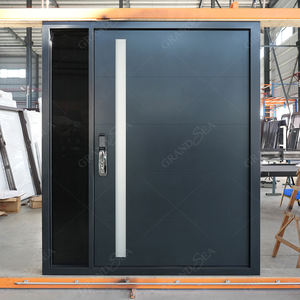 Porte d'entrée pivotante en aluminium sur mesure de conception moderne Grandsea avec prix d'usine pour les projets résidentiels - Product Image 1