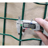 Prix d'usine, clôture en treillis métallique rigide en acier à panneaux 3D de haute qualité, pliage triangulaire, pour jardin extérieur, clôture de maison