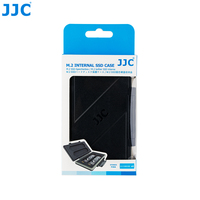 JJC JCR-SSD4 SSD Support de Boîtier Robuste et Durable, Protège Carte de La Poussière, chocs et Éclaboussures D'eau pour 4 M.2 2280 SSD