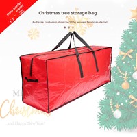 Sac de rangement pour sapin de Noël en tissu Oxford et PE tissé, anti-humidité, pliable, forme cube, grande capacité, pour chambre à coucher, tailles M-L, vente en gros usine