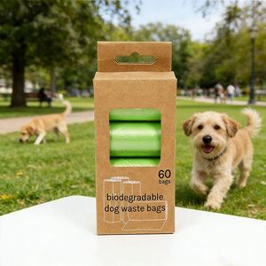 Wholesale Custom Logo Poop <b>Bag</b> Earth Eco Friendly Green Biodegradable 60 Count Rated Bio Degradable Waste Poop <b>Bags</b> for Dogs - Product Image 2