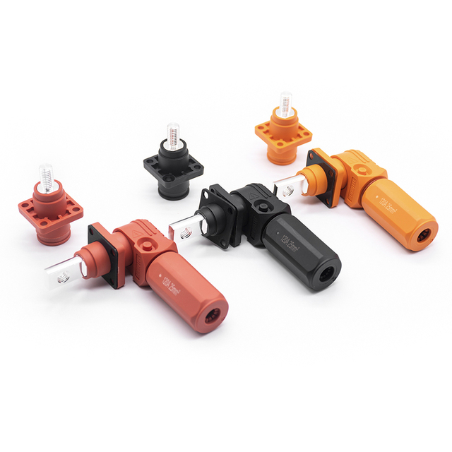High Voltage Energy Storage Lithium Battery Electrical Power Connectors