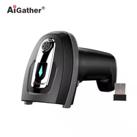 Escáner de Código de Barras Inalámbrico AiGather Portátil con Bluetooth, 1280*800 Píxeles, Receptor USB, Escáner 1D y 2D