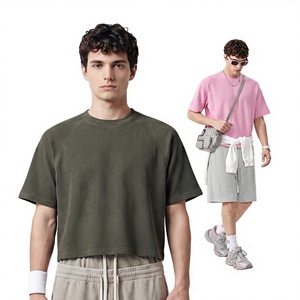 T-shirt Homme de Haute Qualité en Gros Personnalisé 100% Coton Vierge Coupe Ample et Épaisse Style Streetwear Décontracté - Product Image 6