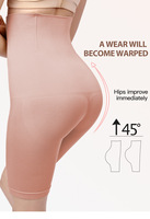 Short Slip de contrôle du ventre pour femmes Seamless Boyshorts Thigh Slimming Body Shaper