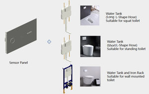 Sistema de Descarga Automática, Válvula de Descarga Neumática con Sensor, <span class=keywords><strong>Cisterna</strong></span> Oculta <span class=keywords><strong>Sin</strong></span> Inodoro - Product Image 6