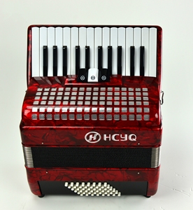 <span class=keywords><strong>Acordeón</strong></span> Ligero <span class=keywords><strong>de</strong></span> 26 Teclas y 48 Bajos con Correas Ajustables y Estuche, Instrumento Musical para Niños Principiantes, Regalos Musicales para Niños - Product Image 3