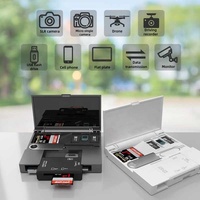 2024 nuevo modelo 7-en-1 externo USB U disco TF tarjeta y lector de cámaras SD/TF para dispositivos Apple y computadoras Neutral al por mayor