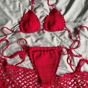 ชุดบิกินี่เซ็กซี่สำหรับผู้หญิงขายส่งจากโรงงาน แบบคล้องไหล่ข้างเดียว ชุด 2 ชิ้น แห้งเร็ว บราดันทรง กางเกงวีสตริง - Product Image 2