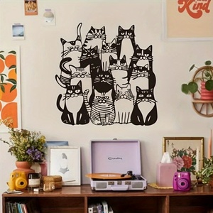 Decorazioni murali Art Déco, sculture a tema animale per la casa, ideali per negozi di animali e come regalo per i nuovi proprietari di casa. - Product Image 4