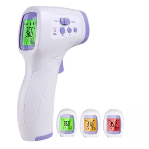 Tıbbi yetişkinler çocuk temassız alın termometresi vücut ateş Ir dijital kızılötesi termometre