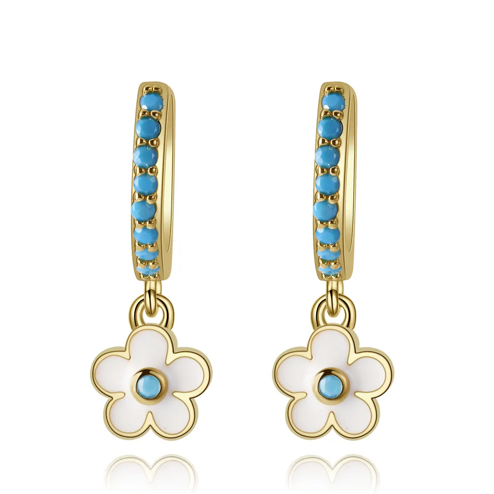 LIFTJOYS New Arrival Fashion Korean Elegant Earrings Set Spring Sweet Series Flower Drop Earring For Woman Girls