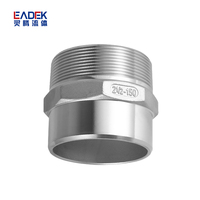 Raccords hexagonaux à souder à filetage mâle JIS Standard Bspt Bspp G Npt, acier moulé hexagonal chinois, raccord femelle 1 pièce, 8 pouces