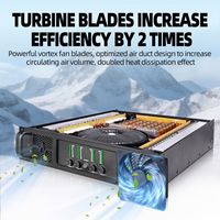 Amplificateur professionnel de haute qualité 2U 4*1200W 4 canaux, amplificateur stéréo classe H, système de sonorisation, amplificateur de puissance