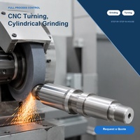 Arbres de précision usinés sur mesure, à rainures à clavette, à brides, filetés, usinage CNC, rectification, acier inoxydable, usine OEM