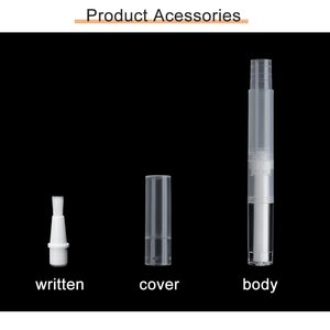 Vente en gros de flacons vides en plastique argentés et dorés de 2 ml, 4 ml, 5 ml, avec applicateur rotatif pour revitalisant d'ongles, huile pour cuticules, stylo pinceau, emballage cosmétique - Product Image 5
