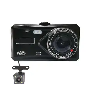 핫 세일 자동차 모니터 카메라 레코더 4 인치 터치 스크린 대시 캠 1080 마력 나이트 비전 자동차 카메라