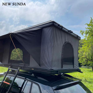 Usine chinoise Camping en aluminium <span class=keywords><strong>toit</strong></span> tente boîte coque dure 2-3 personnes Camping <span class=keywords><strong>toit</strong></span> tente boîte avec une grande remise - Product Image 2