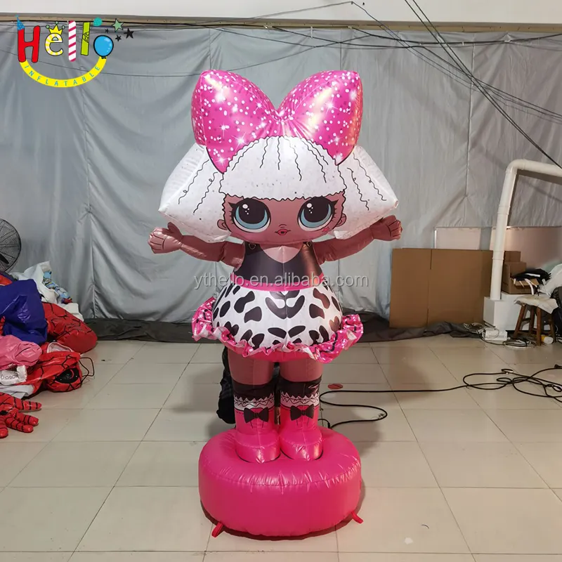 High Quality Inflatable Cartoon Charater Image Inflatable Girl
