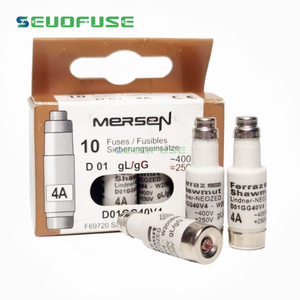 LINDNER-NEOZE de fusibles MERSEN série D01GG40V D01GG40V2/V4/V6/V10/V16 250VDC/400VAC <span class=keywords><strong>fusible</strong></span> en céramique - Product Image 2