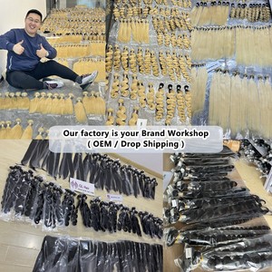 Extensions de cheveux vierges vietnamiennes de 30 pouces, cheveux humains Remy, <span class=keywords><strong>trame</strong></span> de cheveux, ondulation naturelle, double <span class=keywords><strong>trame</strong></span>, cuticules alignées, qualité 15A - Product Image 5