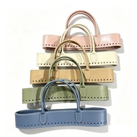Petit sac tissé en polyuréthane, accessoires de crochet ovales perforés pour poignée DIY, vente en gros, imperméable, ultra-léger, frais et élégant