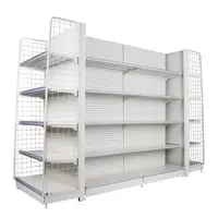 Double-Sided Supermarket Retail Display Shelf