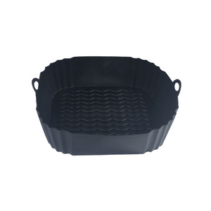 Fodere in Silicone Riutilizzabili per <span class=keywords><strong>Friggitrice</strong></span> <span class=keywords><strong>ad</strong></span> <span class=keywords><strong>Aria</strong></span> da 9 Pollici, <span class=keywords><strong>Accessori</strong></span> per Cestello <span class=keywords><strong>Friggitrice</strong></span> <span class=keywords><strong>ad</strong></span> <span class=keywords><strong>Aria</strong></span> Quadrati Resistenti al Calore di Grado Alimentare, per Cottura al Microonde - Product Image 2