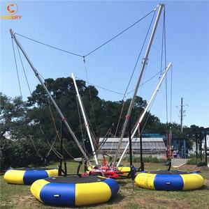 <span class=keywords><strong>Trampoline</strong></span> de divertissement gonflable, 4 sièges, équipement de divertissement pour enfants, vente en gros, bon marché, pour la location - Product Image 4