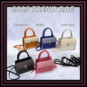 Sac bandoulière de luxe coréen pour femme, élégant et large, en PU imperméable, style tendance - Product Image 2