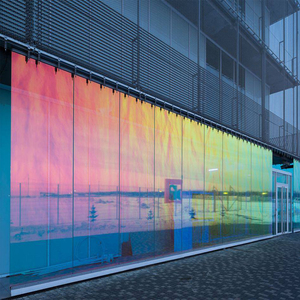 Pushunled tuổi thọ nhỏ trong suốt Màn hình LED ngoài trời kỹ thuật số đăng video Board 3D quảng cáo hiển thị cho sân bay mua sắm - Product Image 6