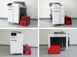 Machine de soudage laser pour le traitement des métaux industriels, soudeuse à fibre portative, système portable avec une puissance fonctionnelle de 3000 W - Product Image 2