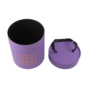 Bó hoa hồng mũ sang trọng Vòng Quà Tặng tùy chỉnh nhung đổ xô giấy hoa Bao bì hộp - Product Image 5